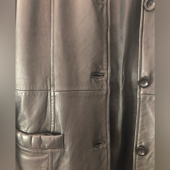 Jones New York Genuine Leather Jacket - Picture 5 of 7